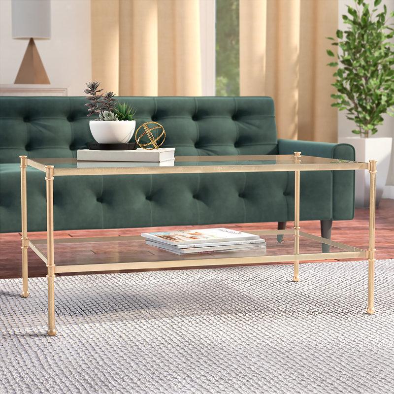 Corrigan Studio® Rex Coffee Table with Storage & Reviews Wayfair